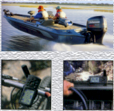 GPS II Plus на рыбалке, на велосипеде, в автомобиле