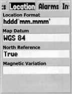  ' ' -  'Location' ()     - Location Format (  ,    ,      28 ,       ),   - Map Datum (  ,    .        100      ! ),   (         )     (      ).       ,   .